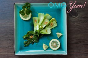 Seaame Garlic Bok Choy