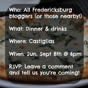 Fredericksburg Blogger Meet Up