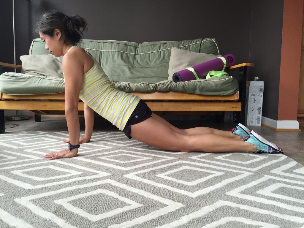 Incorrect modified plank