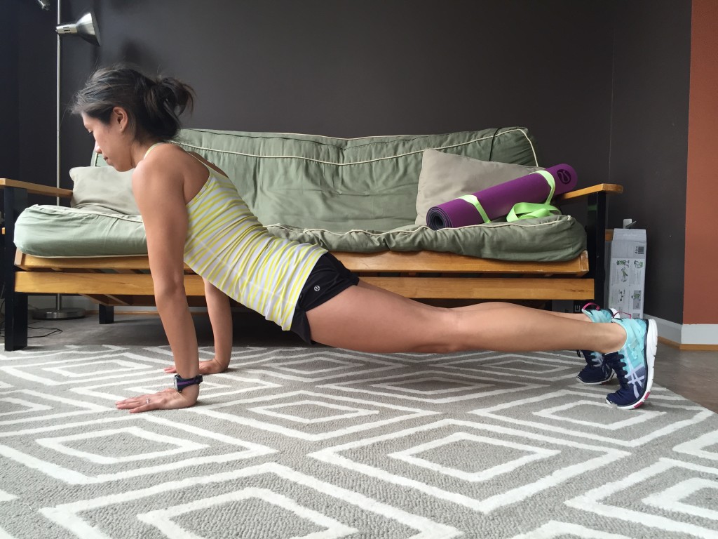 Incorrect plank on hands
