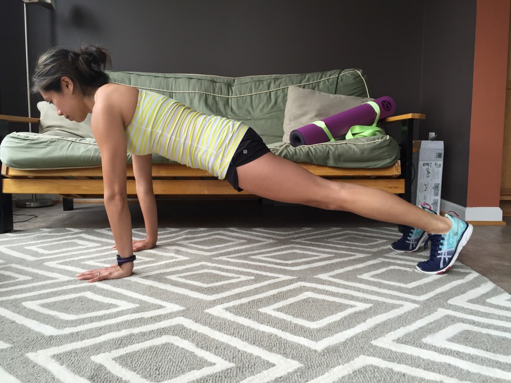 Plank hands